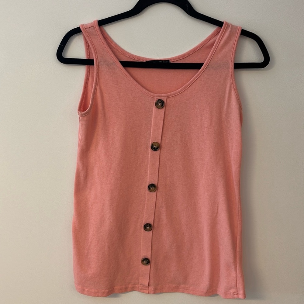 Shein sleeveless linen blend tank